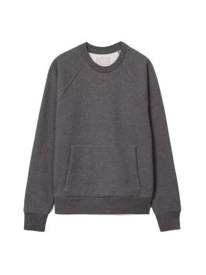 The Felted Merino Cable-Knit Crew