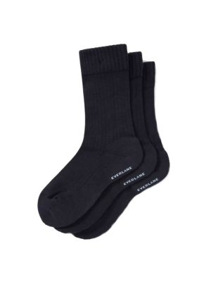 The Organic Cotton Ribbed Crew Sock 3-Pack